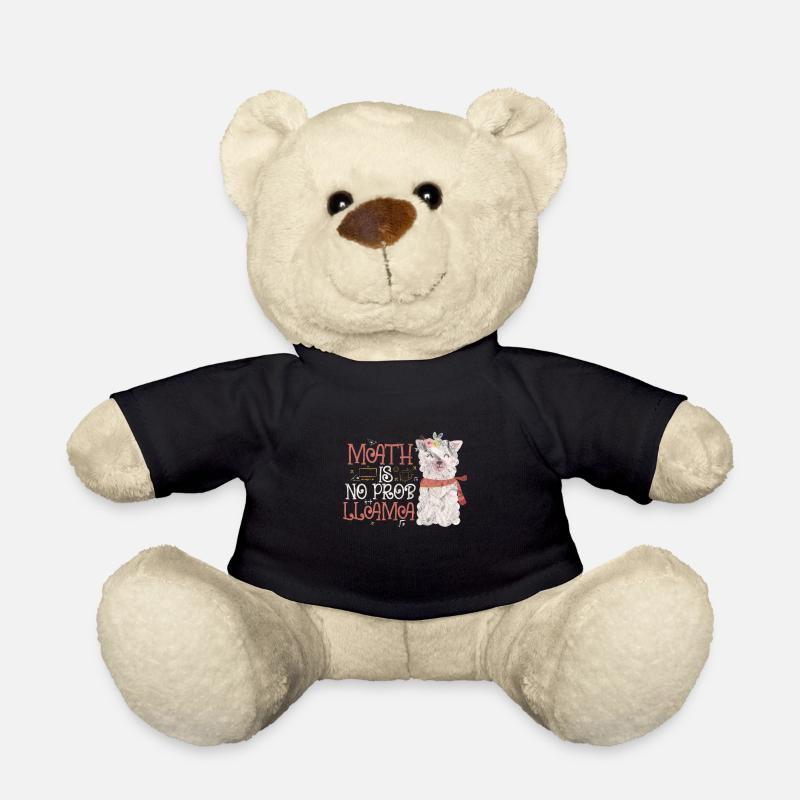 Mathematik - Teddy - Schwarz