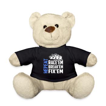 Race'em Break'em Fix'em Repeat Model Car Remote C - Teddy Bear - black - Front