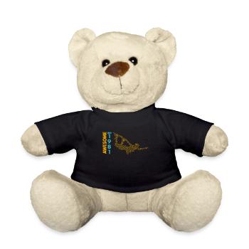 Génial depuis 1981. Wakeboard Lifestyle - Nounours - noir - Devant