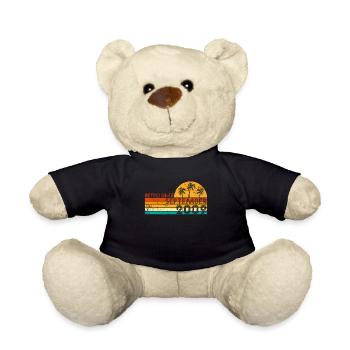 Retro since September 2009 - Birthday at Septemb - Teddy Bear - black - Front