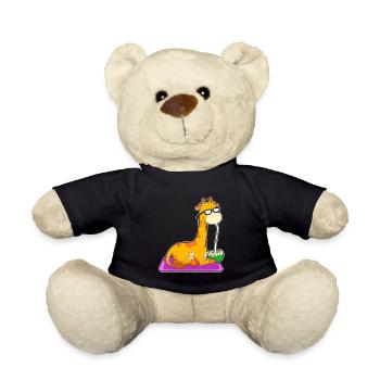 Giraffe Kokosnuss - Teddy - Schwarz - Vorne
