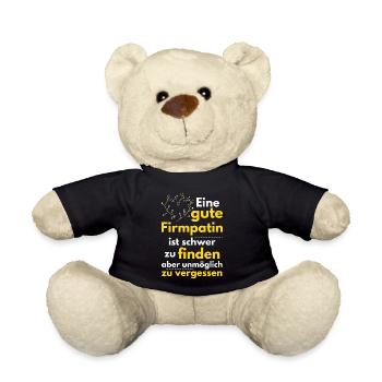 Eine gute Firmpatin ist schwer zu finden Firmung - Teddy - Schwarz - Vorne