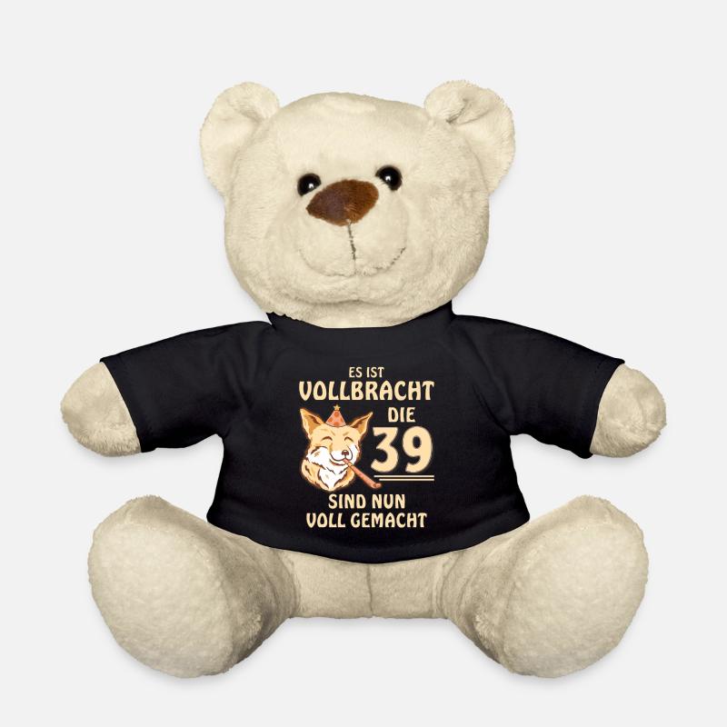 39 GEBURTSTAG - Teddy - Schwarz