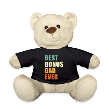 Best Bonus Dad ever - Teddy - Schwarz - Vorne