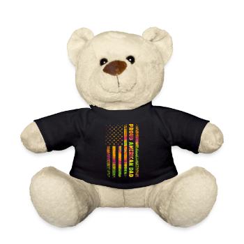 Stolzer Amerikanischer Papa - Teddy - Schwarz - Vorne