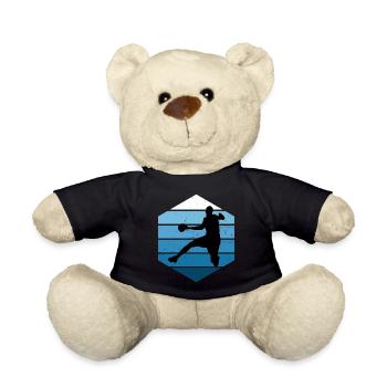 Handball Handball Players Men Handball Games - Teddy Bear - black - Front