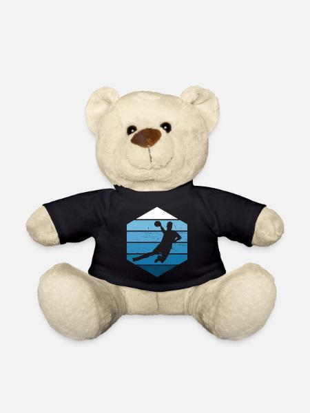 Damen Handball Handballer Handballspieler Handball - Teddy - Schwarz