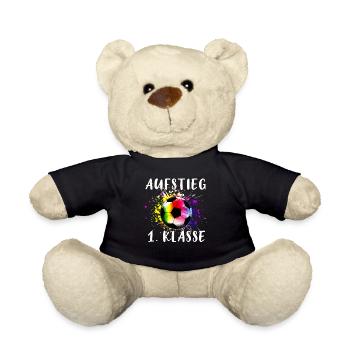 1. Klasse Fußball Schulanfang - Teddy - Schwarz - Vorne