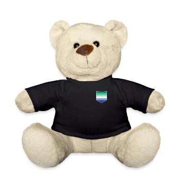 LGBTQ Gay Pride Flag Bag - Teddy Bear - black - Front