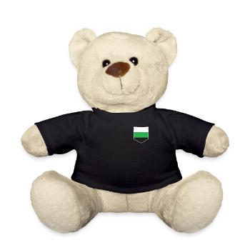LGBTQ Neutrois Pride Flagge Tasche - Teddy - Schwarz - Vorne
