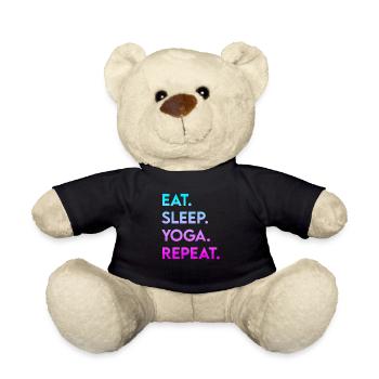 manger du yoga du sommeil répéter - Nounours - noir - Devant