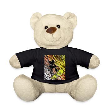 Skateboard - Teddy - Schwarz - Vorne