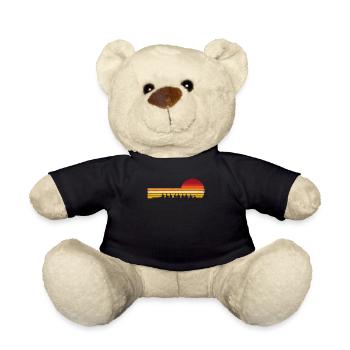 Rudern Retro Vintage Style für Ruderboote Crew - Teddy - Schwarz - Vorne