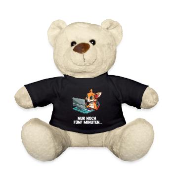 Streamen Videospiele Fuchs - Computer Spiele - Teddy - Schwarz - Vorne
