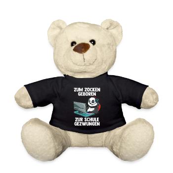 Gaming Panda - Computer Spiele Online Spiele - Teddy - Schwarz - Vorne