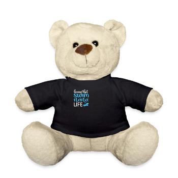 Fière natation Nana Nageuse Nana Grand-mère Cadeau - Nounours - noir - Devant