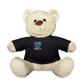 Proud Swimming Gigi Swimmer Gigi Grandma Gift - Teddy Bear - black - Front
