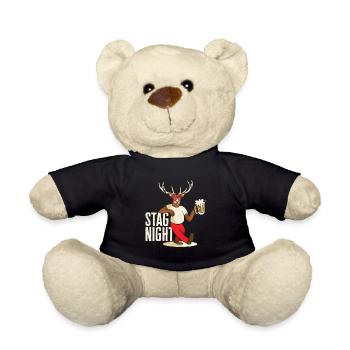 Junggesellenabschied Trinkgelage - Teddy - Schwarz - Vorne