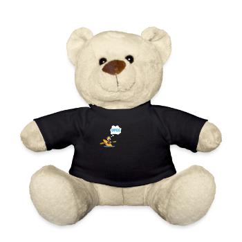 canoë humour - Nounours - noir - Devant