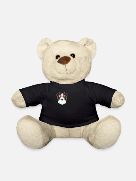 Australian Shepherd Japan Sunglasses I Japanese - Teddy Bear - black