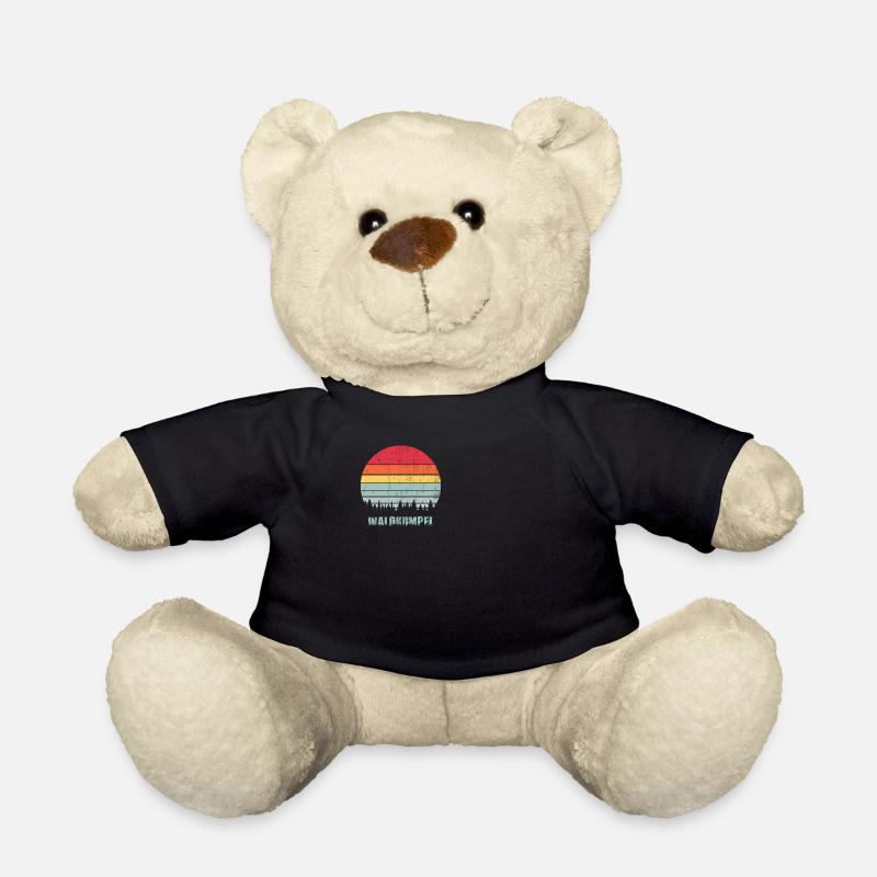 WALDKUMPEL RETRO WALD SONNE - Teddy - Schwarz