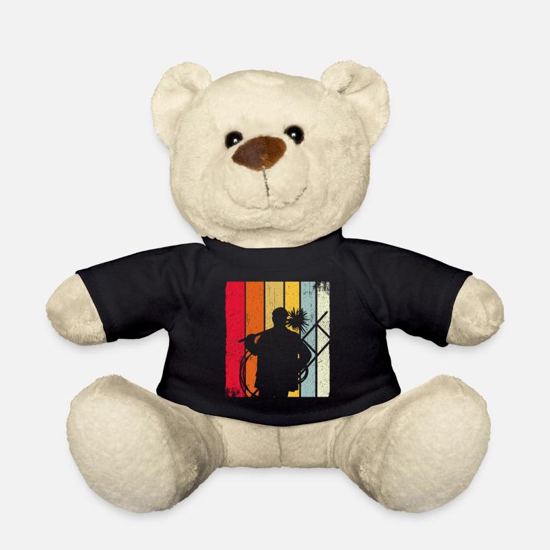 Schornsteinfeger Schornstein Retro Kaminfeger Gesc - Teddy - Schwarz