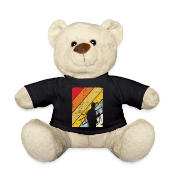 Schornsteinfeger Schornstein Vintage Kaminfeger Ge - Teddy - Schwarz - Vorne