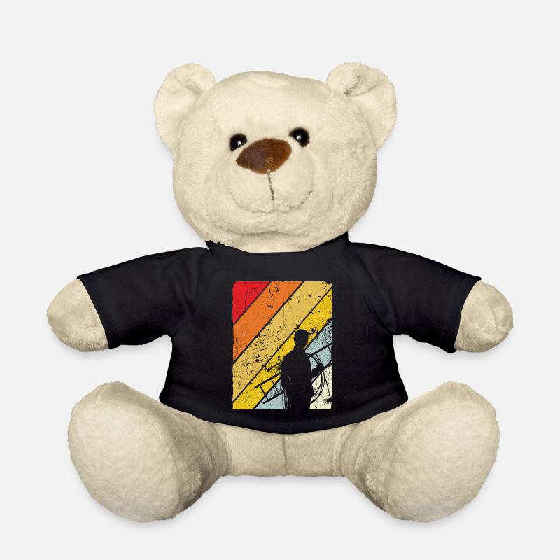 Schornsteinfeger Schornstein Vintage Kaminfeger Ge - Teddy - Schwarz