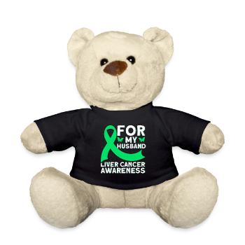 For my husband liver cancer - Teddy Bear - black - Front