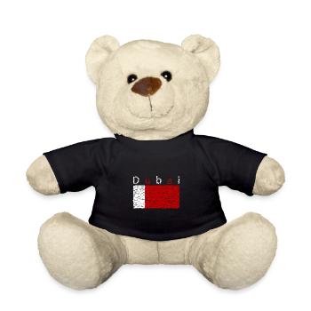 Dubai Flag Émirats arabes unis EAU - Nounours - noir - Devant