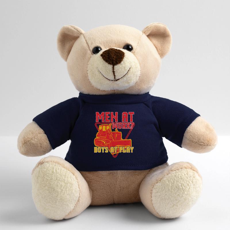 At Doing Work Boys At Play Teddy Bear
