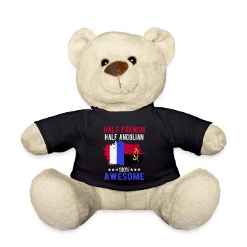 Half French Half Angolier - Teddy Bear - black - Front