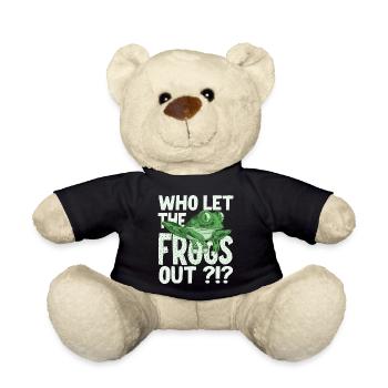 Matzah Ballin Who Let The Frogs Out - Teddy Bear - black - Front