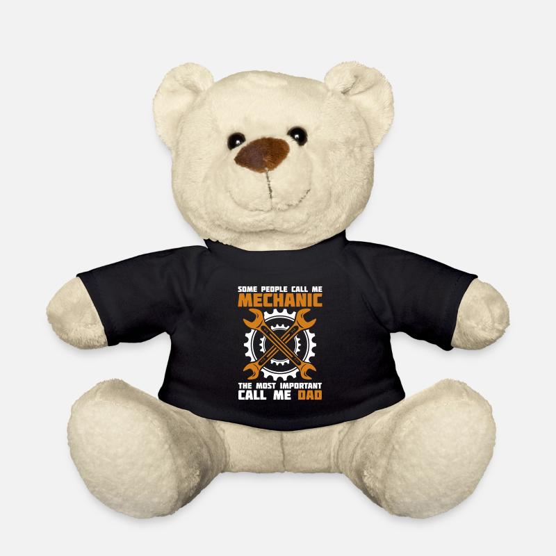 Most Important Call Me Dad Mécatronicien - Nounours - noir