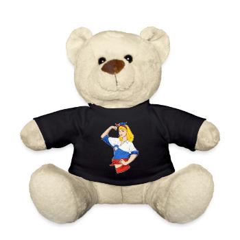 Fille slovène Incassable Héritage slovène - Nounours - noir - Devant