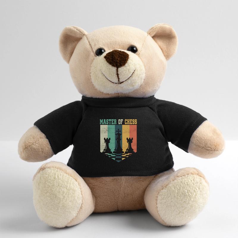 Master Of Chess Chess Board Chess Player Teddy