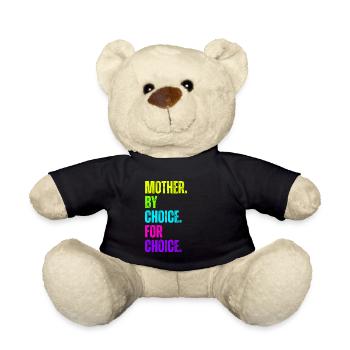 Mother By Choice For Choice Feministin - Teddy - Schwarz - Vorne
