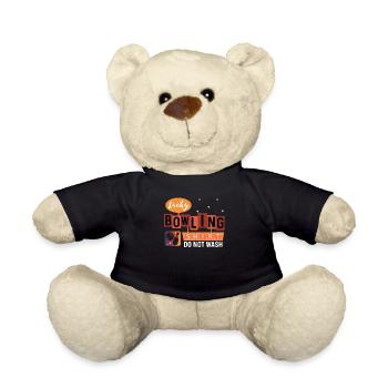 This is my Lucky Bowling Shirt - Do not wash - Teddy - Schwarz - Vorne