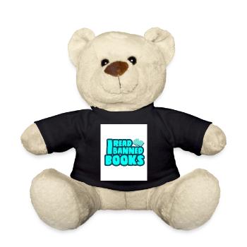 I Read Banned Books 33 - Teddy Bear - black - Front