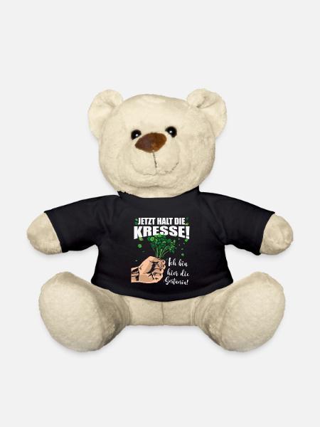 Halt die Kresse für Gärtner und Landschaftsbauer - Teddy - Schwarz