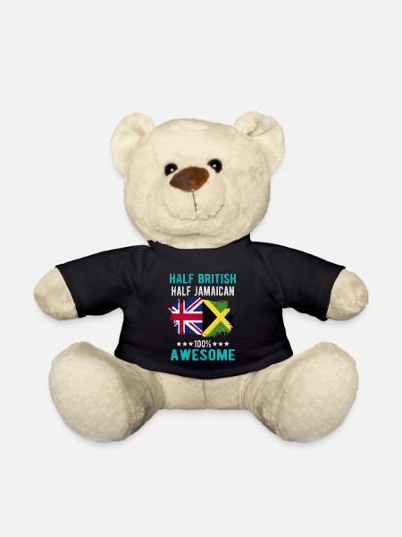 Half British Half Jamaican - Teddy Bear - black