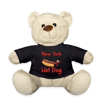 Hot dog de New York - Nounours - noir - Devant