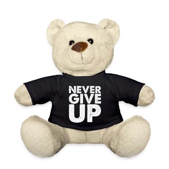 N’abandonnez jamais - Nounours - noir - Devant