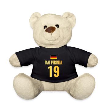 Fußball Sauf Trikot Deutschland Mallorca Gruppen - Teddy - Schwarz - Vorne