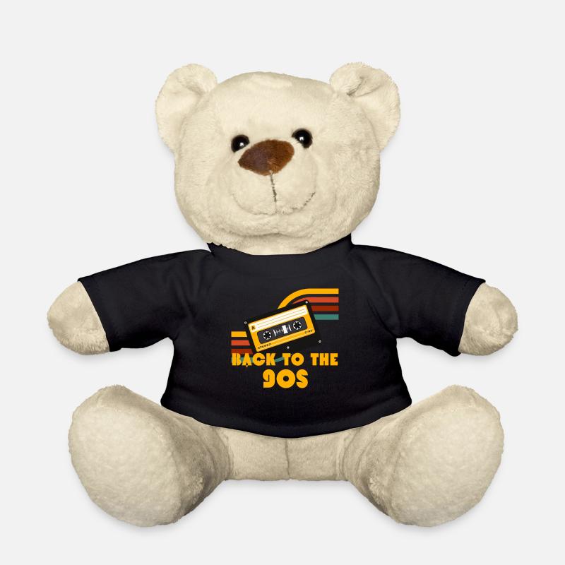 Back to the 90s Kasette Oldschool - Teddy - Schwarz
