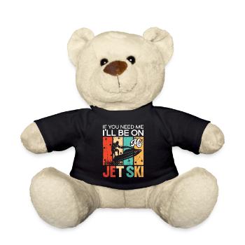 Jetski Wassersport Urlaub Sommer Coole Geschenk - Teddy - Schwarz - Vorne