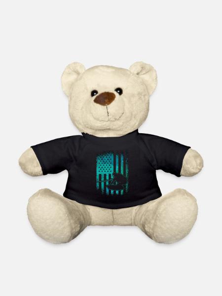 Wakeboard Wakeboarding Wakeboarder Coole Geschenk - Teddy - Schwarz