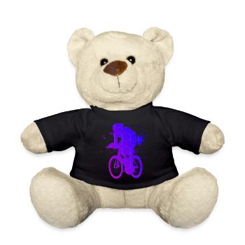 Vélo de route pour femme Vélo de route pour homme Vélo de route Rennradfah - Nounours - noir - Devant