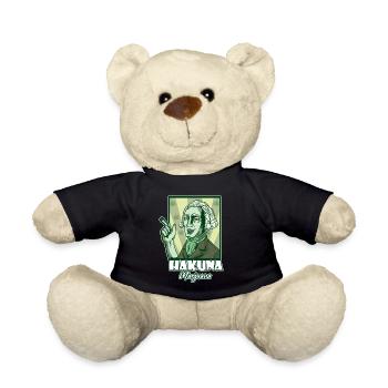 Hakuna Marijuana Funny Weed Smoking Pothead THC - Teddy - Schwarz - Vorne