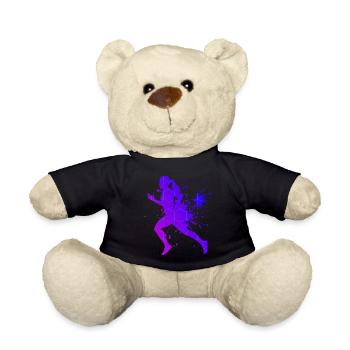 Fitness Cross Country Running Jogging Joggen - Teddy Bear - black - Front